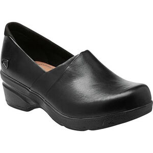 Keen Mora Black Leather Clogs Size 10.5 Nursing Comfort Utility